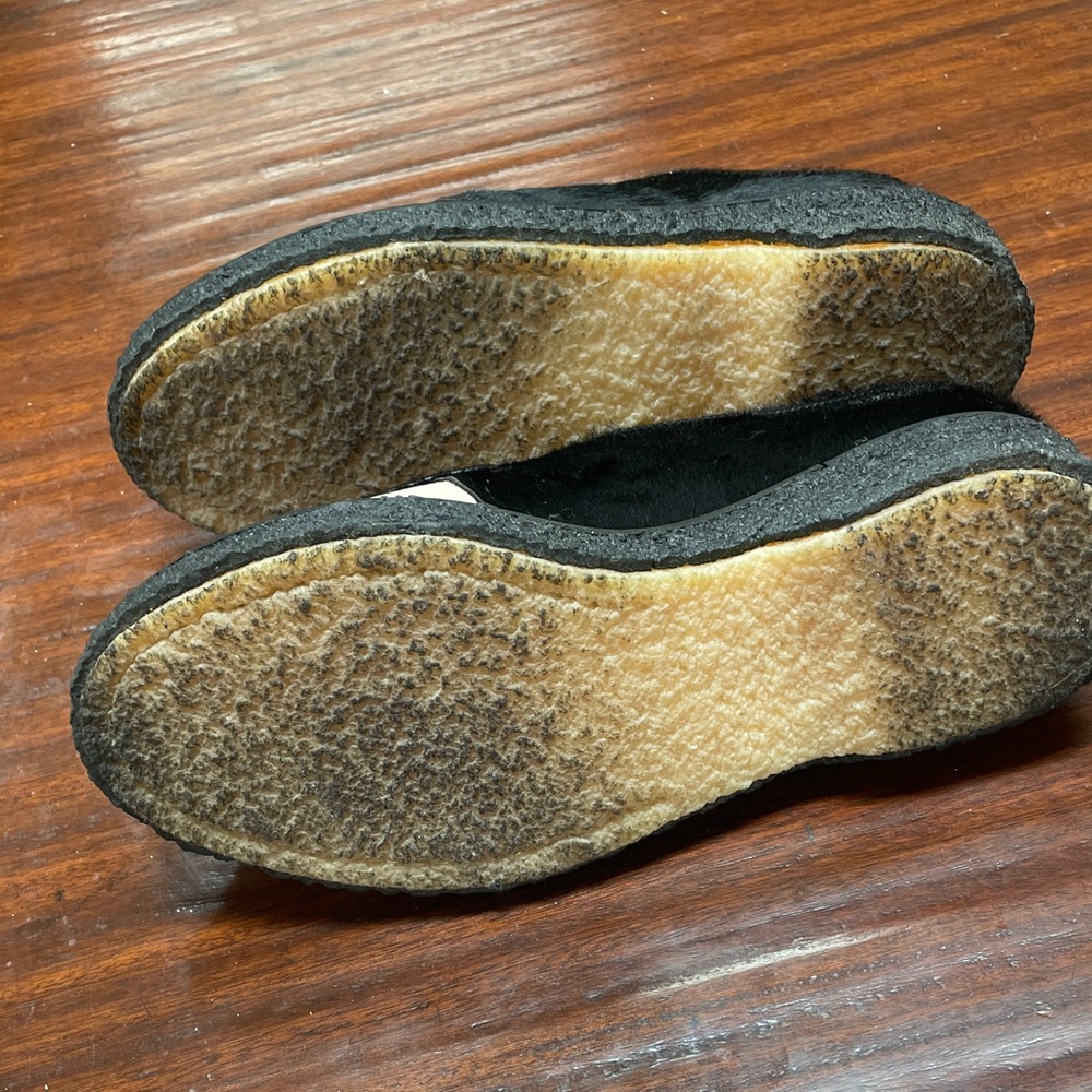 Luxury Adieu Paris Two-Tone Derby Shoes with real pony hair & creeper platform - Picture 6 of 7